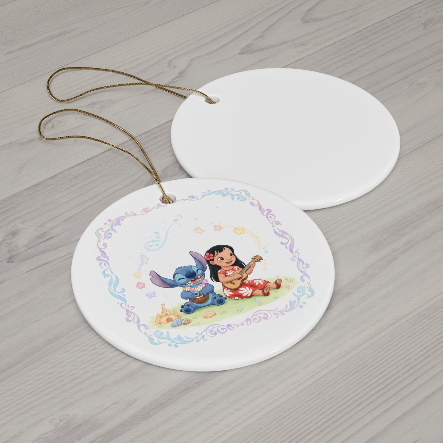 ALOHA Ceramic Ornament