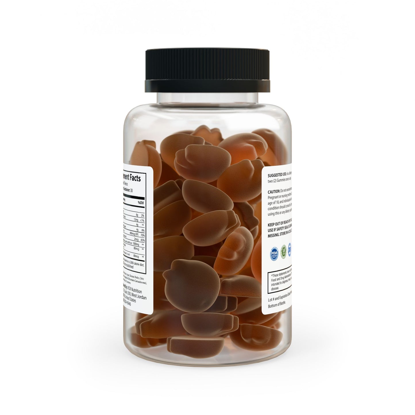 Aetheria Vitals Apple Cider Vinegar Gummies (60 Gummies)