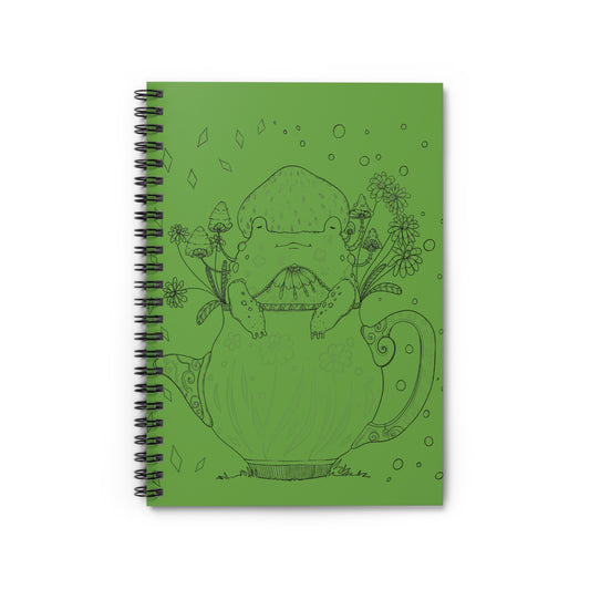 Teacup Frog Spiral Notebook