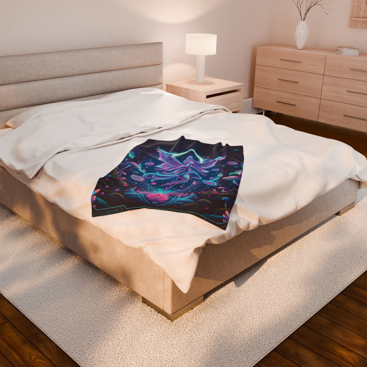 Galactic Fairy Velveteen Blanket
