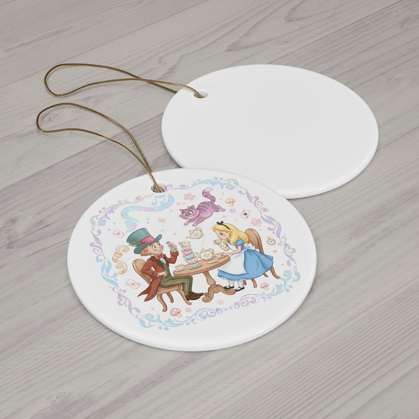 Tea Party Ceramic Ornament