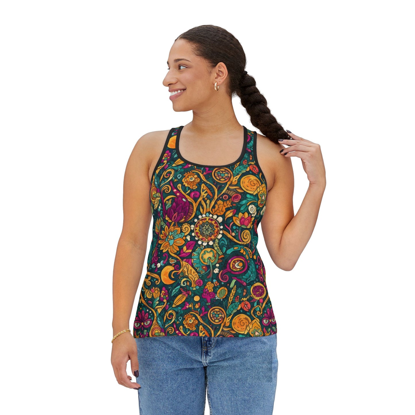 Floral Boho Tank-top