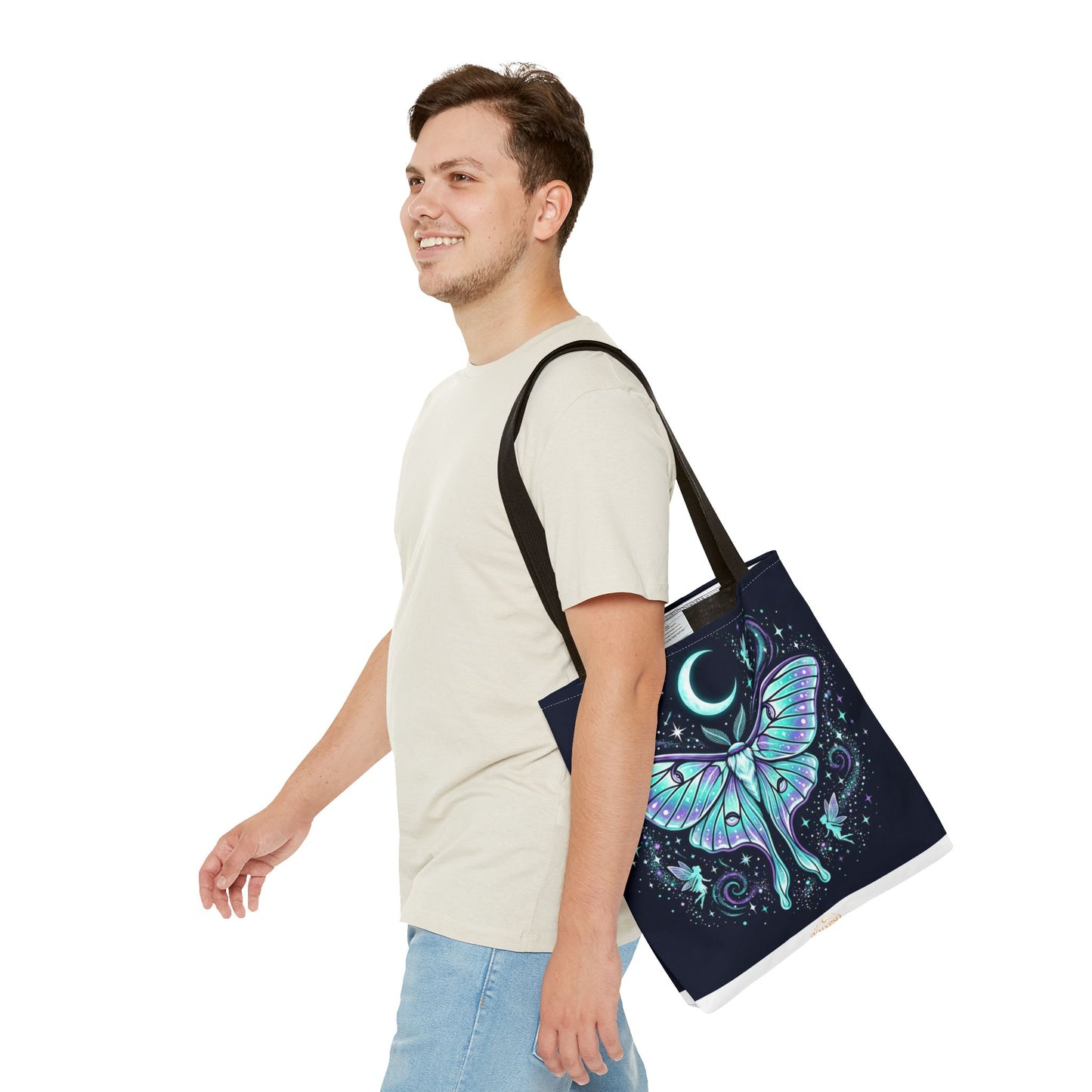 Celestial Luna Moth Tote Bag