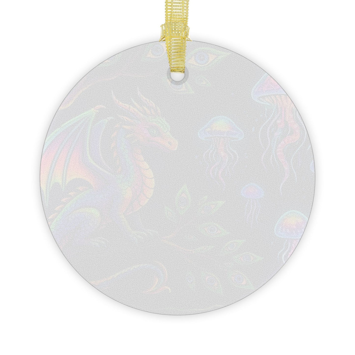 Curiousity Glass Ornament