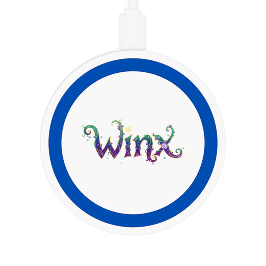 Wireless Charging Pad — 'Winx' Floral Logo Fast Qi Charger