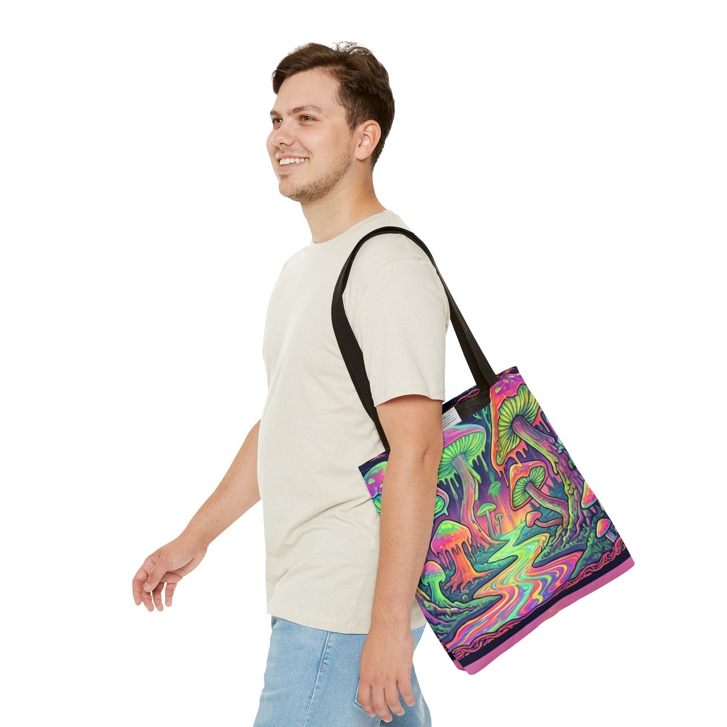 Trippy Mushroom Tote
