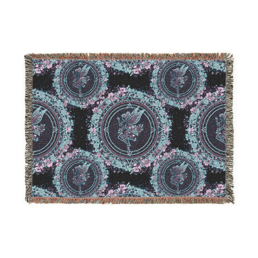 Galactic Mandala Fairy Woven Throw