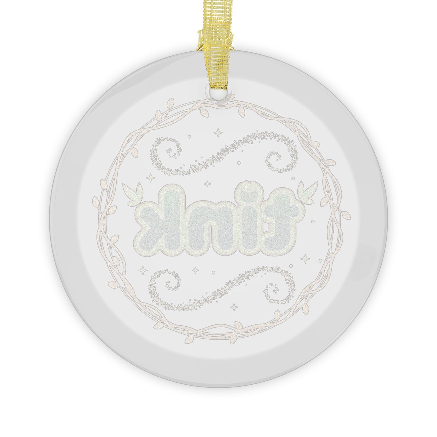 TINK Glass Ornament