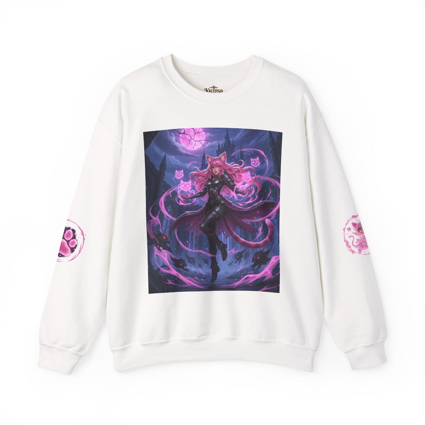 Fantasy Cat Crewneck Sweatshirt