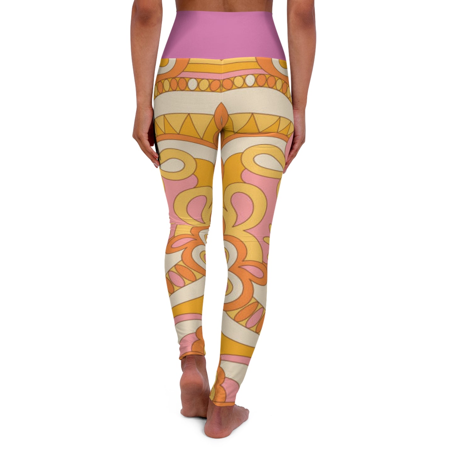 Vintage Floral High Waist Leggings