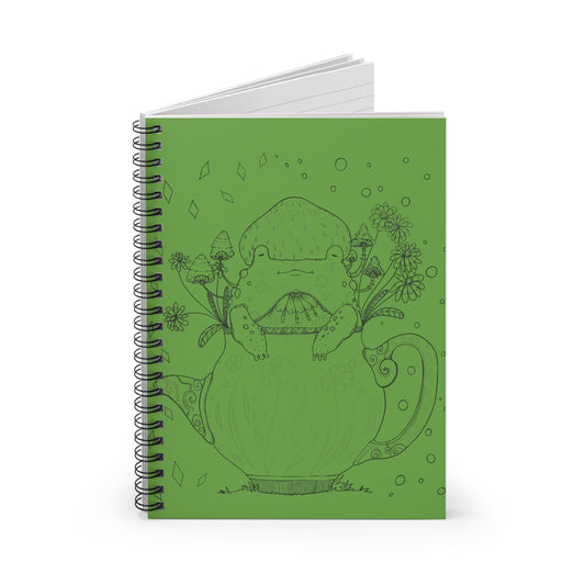 Teacup Frog Spiral Notebook