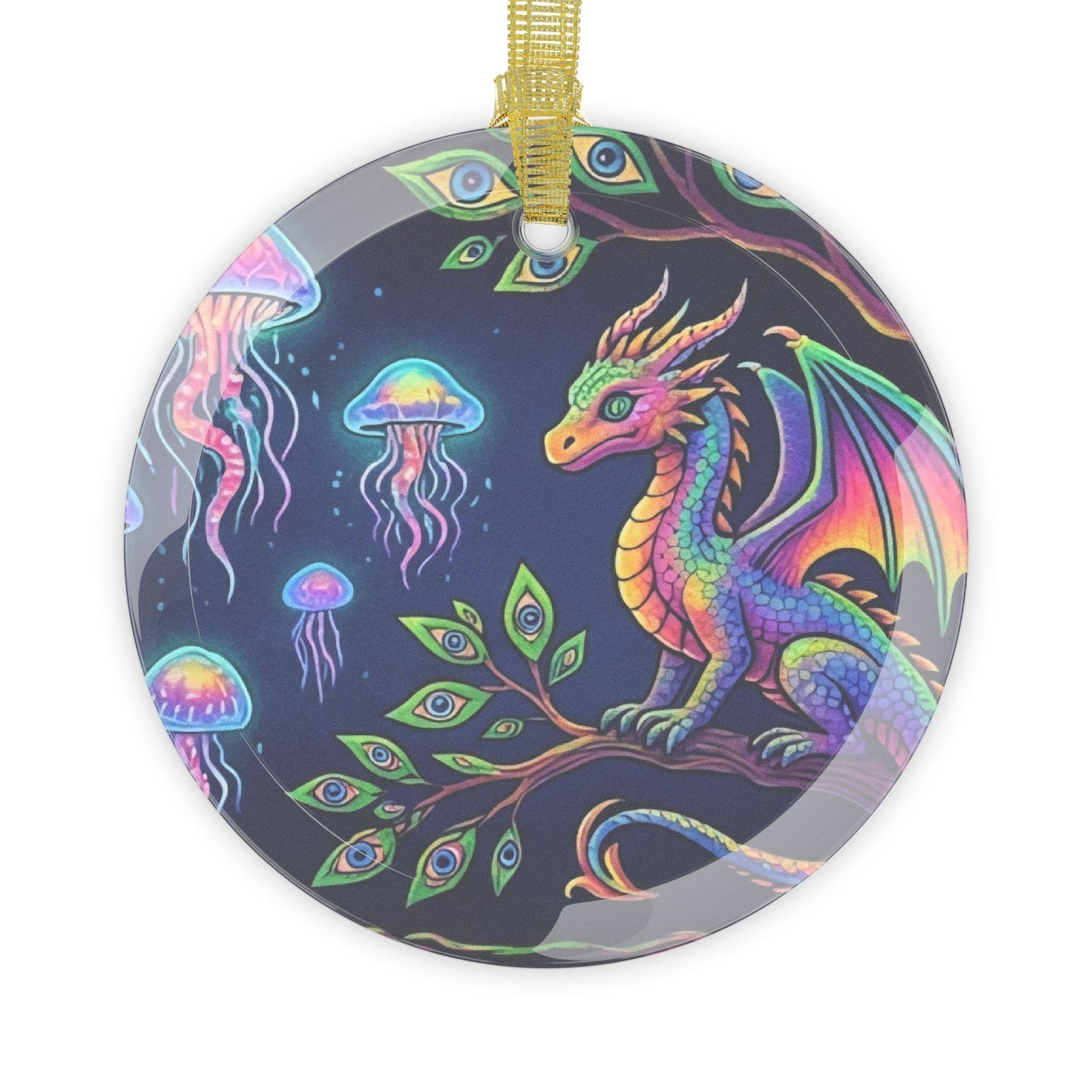 Curiousity Glass Ornament