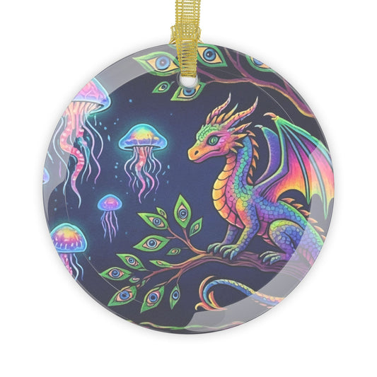 Curiousity Glass Ornament