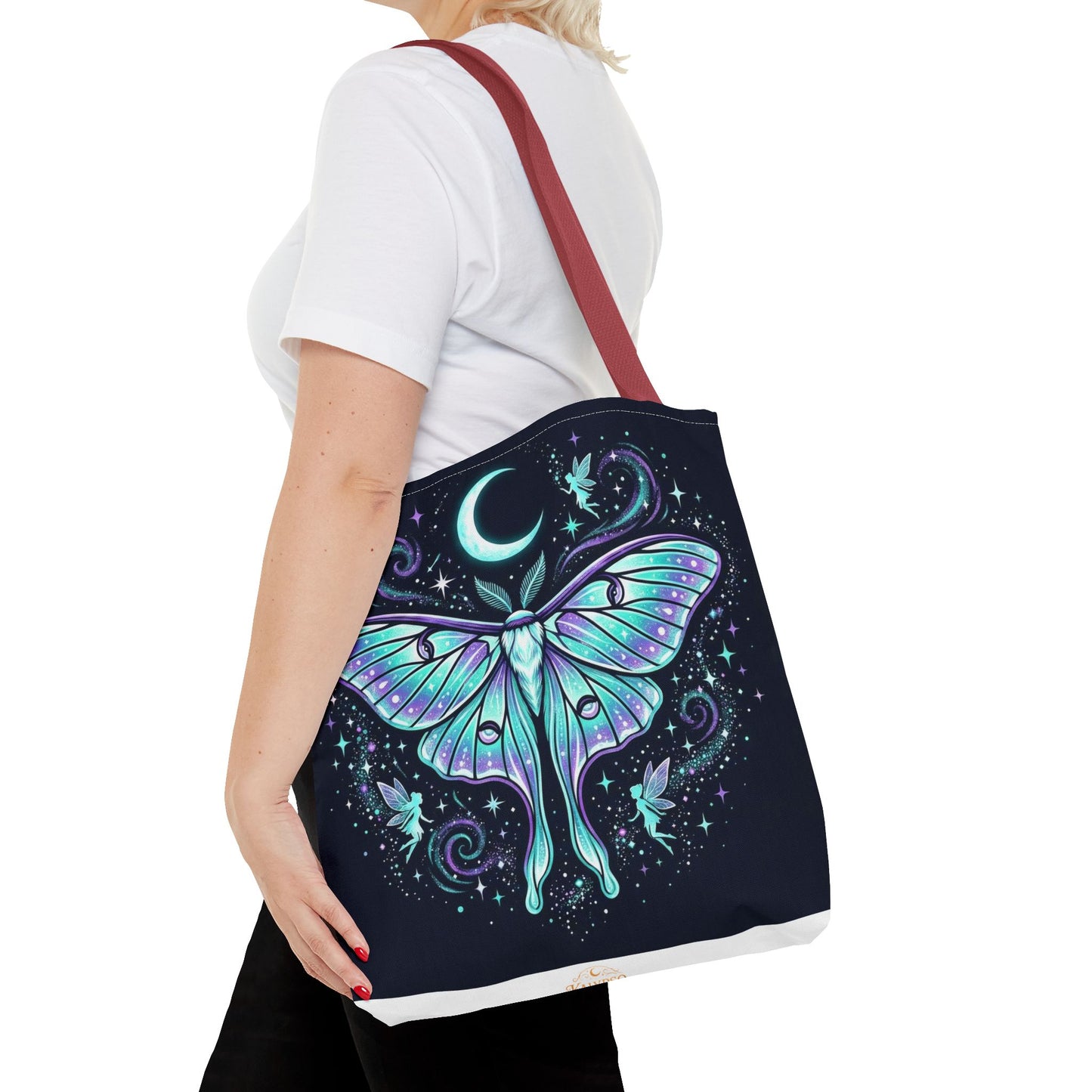 Celestial Luna Moth Tote Bag