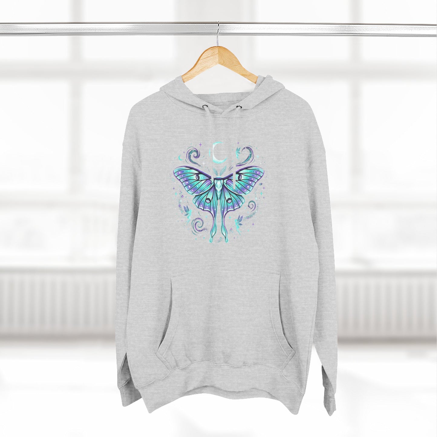 Celestial Luna Moth Hoodie