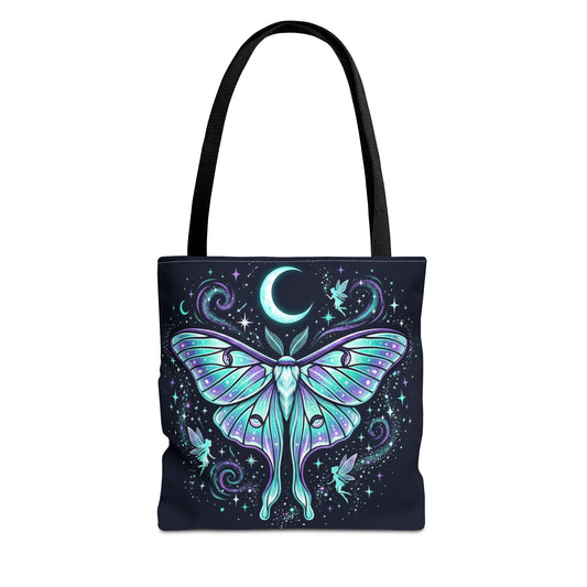 Celestial Luna Moth Tote Bag