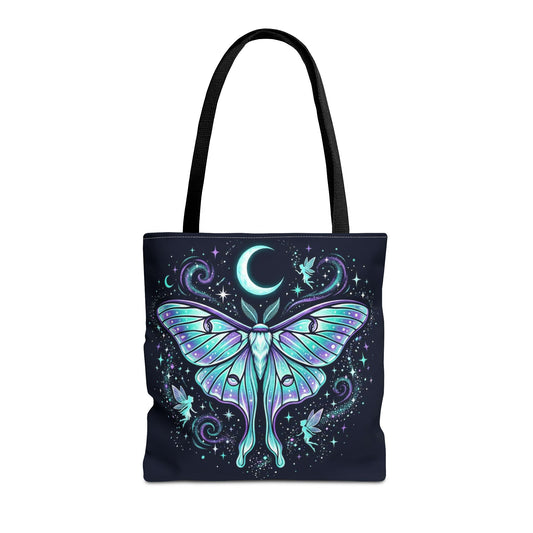 Celestial Luna Moth Tote Bag