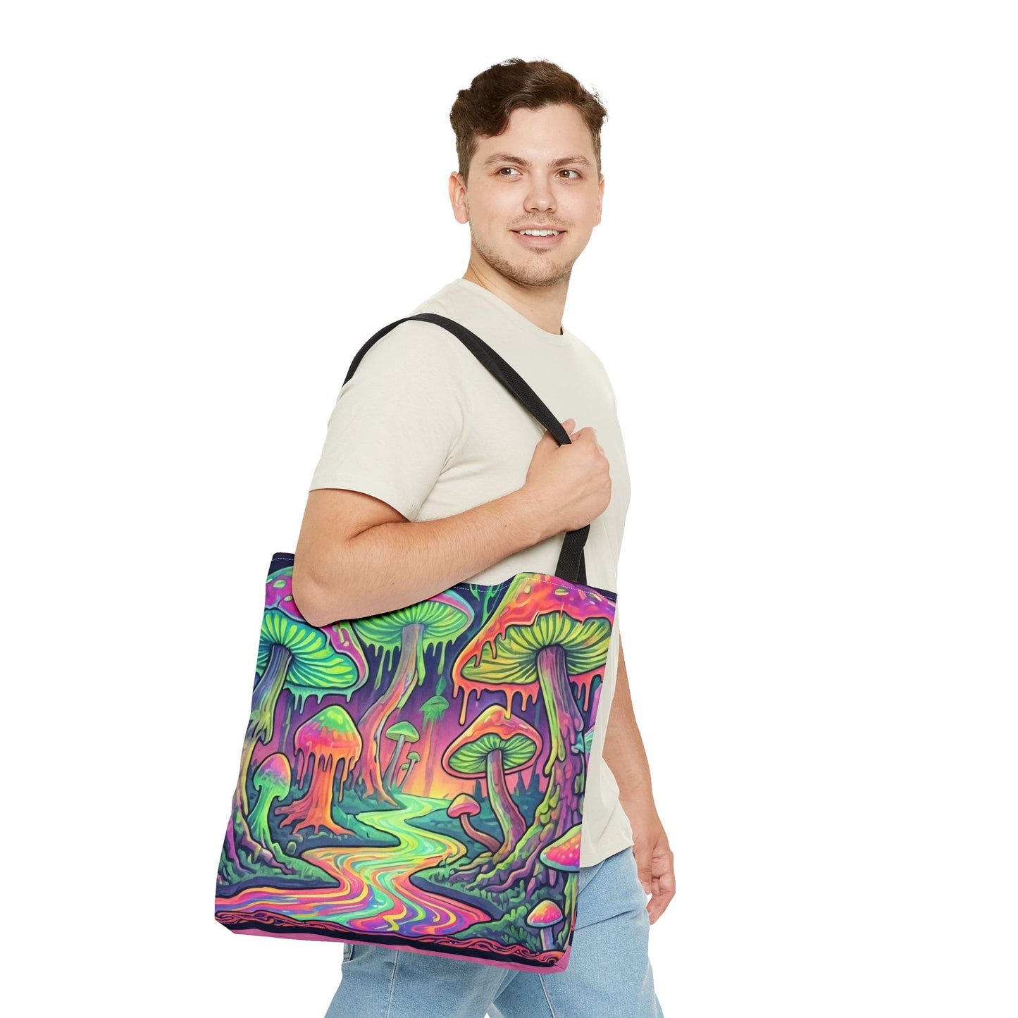 Trippy Mushroom Tote