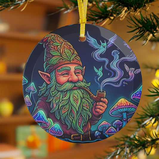 Vibin' Glass Ornament