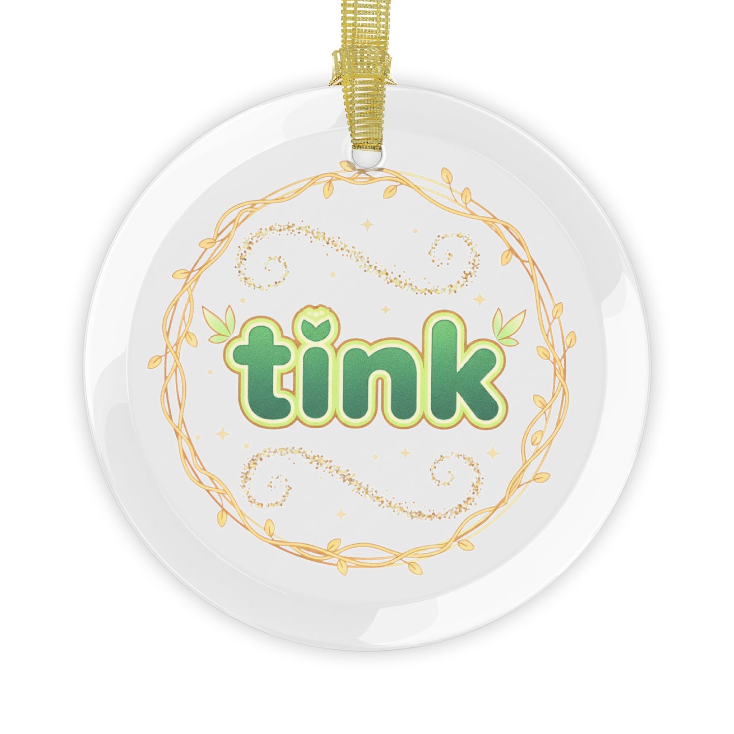 TINK Glass Ornament