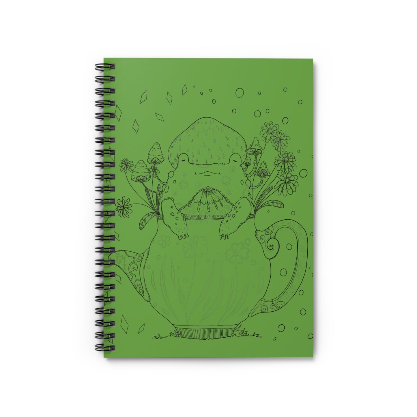 Teacup Frog Spiral Notebook