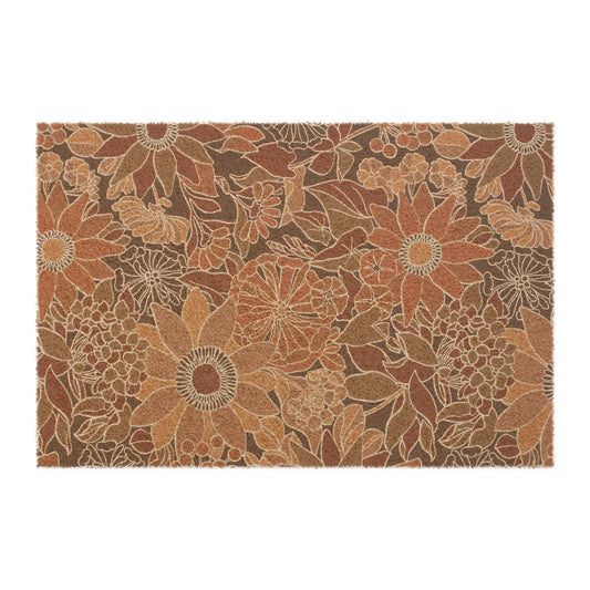 Vintage Floral Doormat