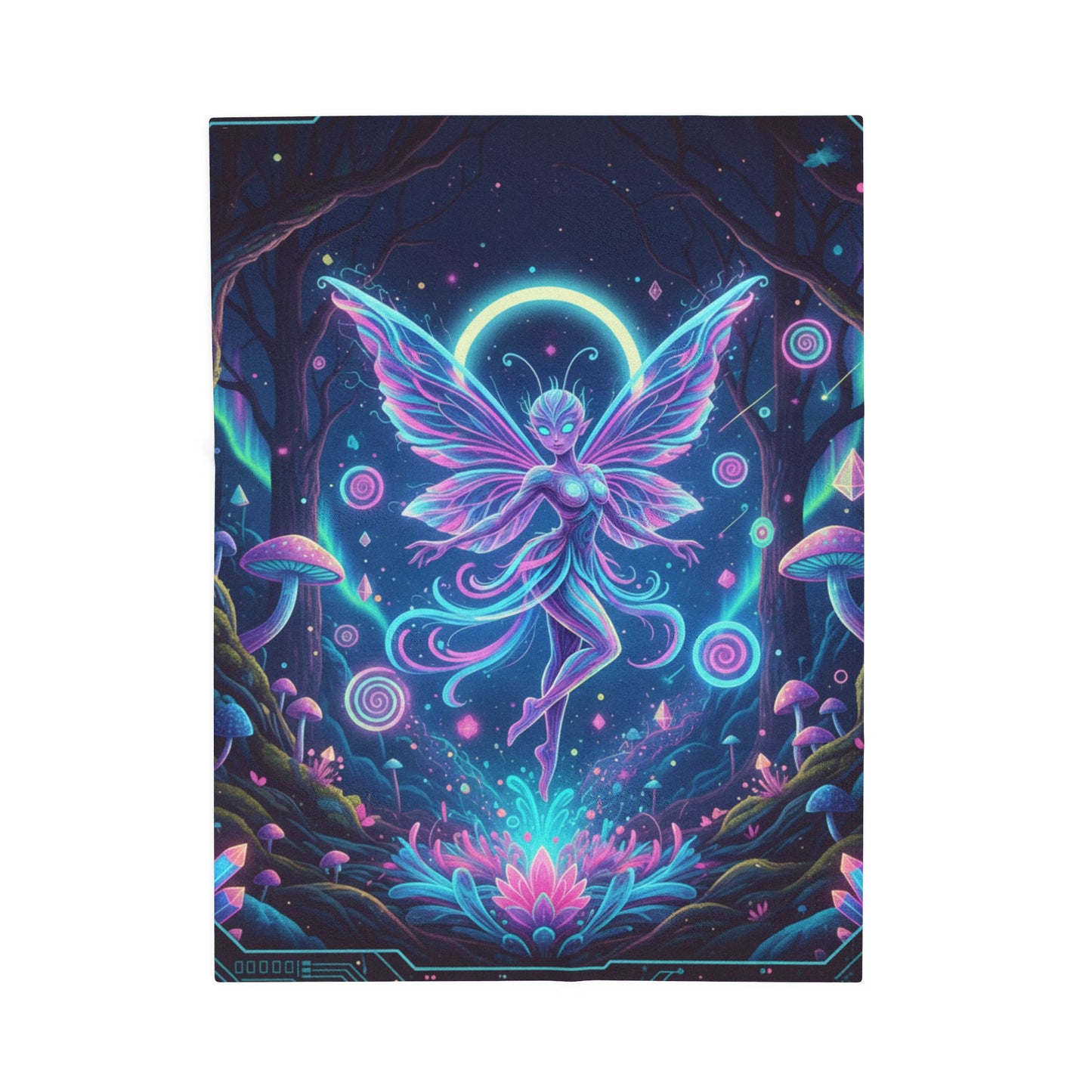 Galactic Fairy Velveteen Blanket