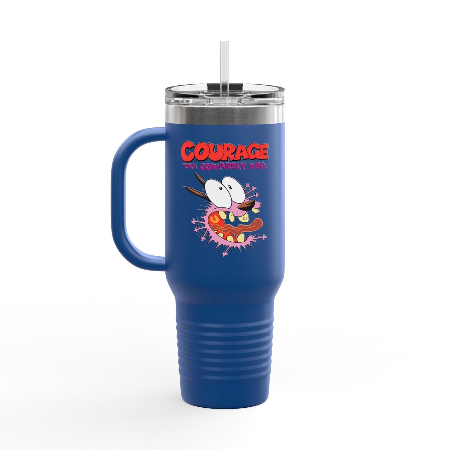 Courage The Cowardly Dog 40oz Travel Mug