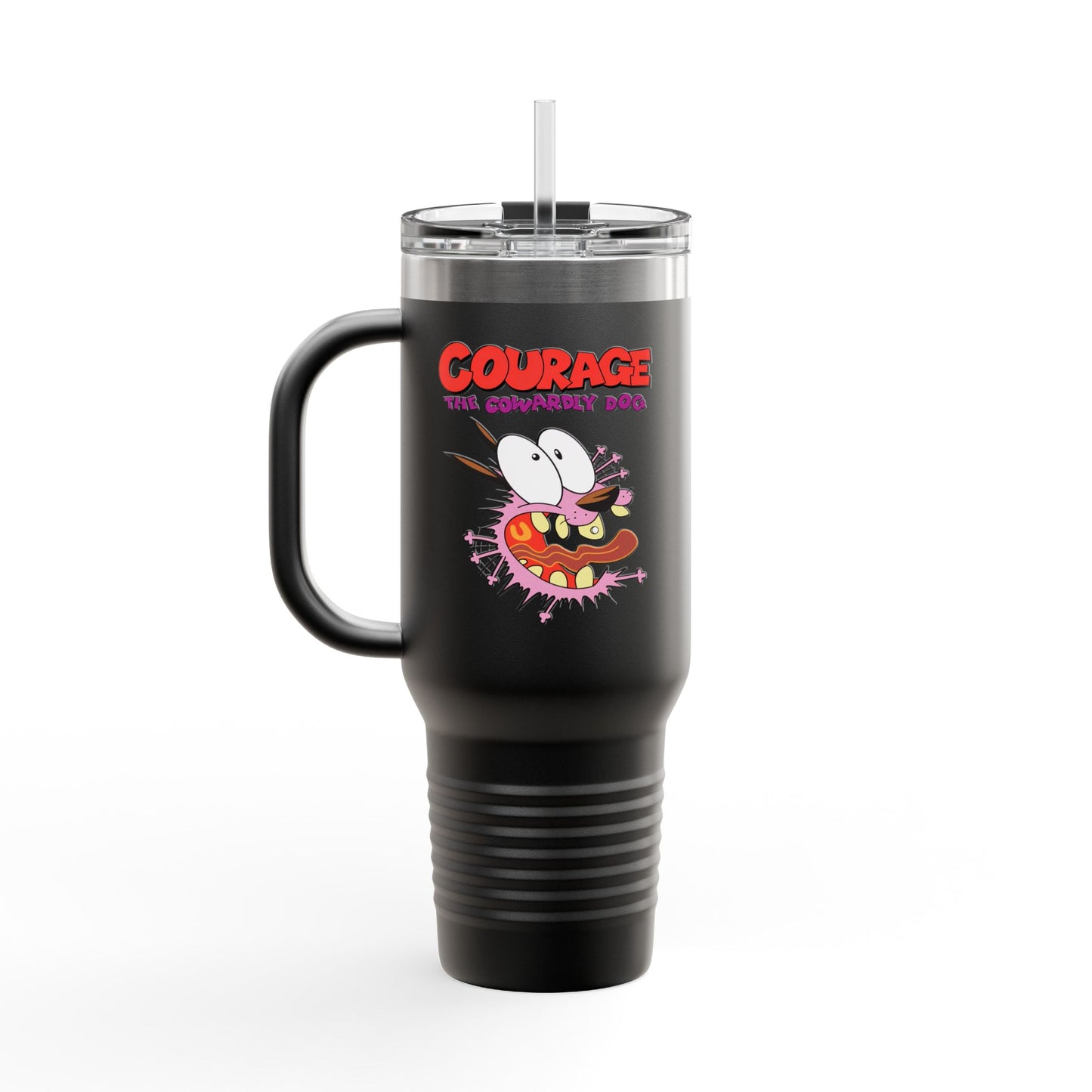Courage The Cowardly Dog 40oz Travel Mug