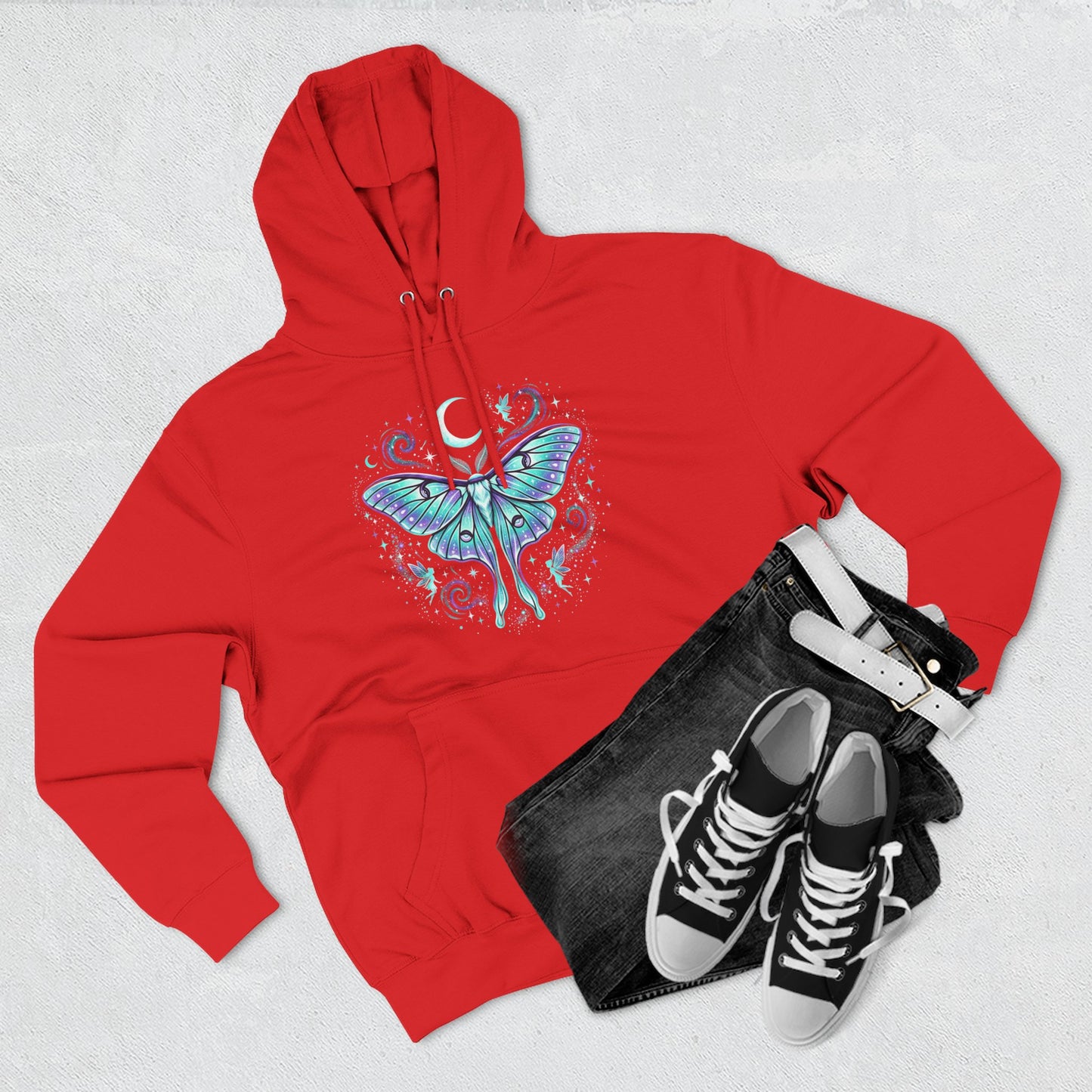 Celestial Luna Moth Hoodie