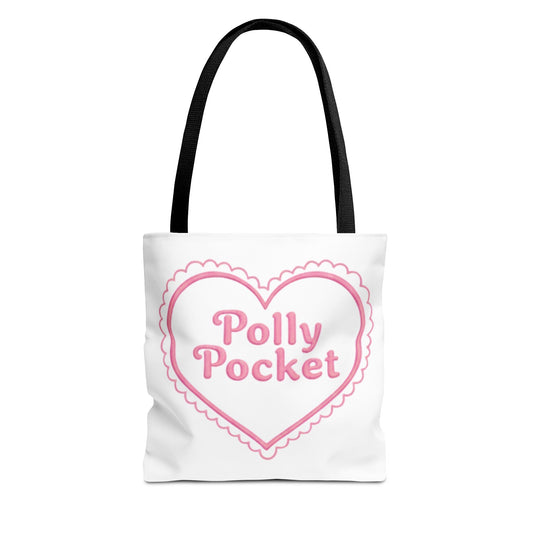 Polly Pocket Heart Tote Bag