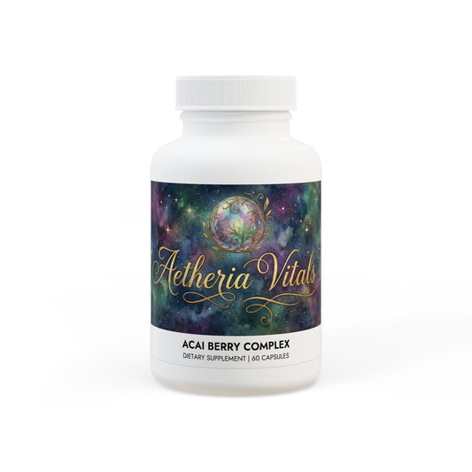Aetheria Vitals Acai Berry Complex Supplement (60 Capsules)