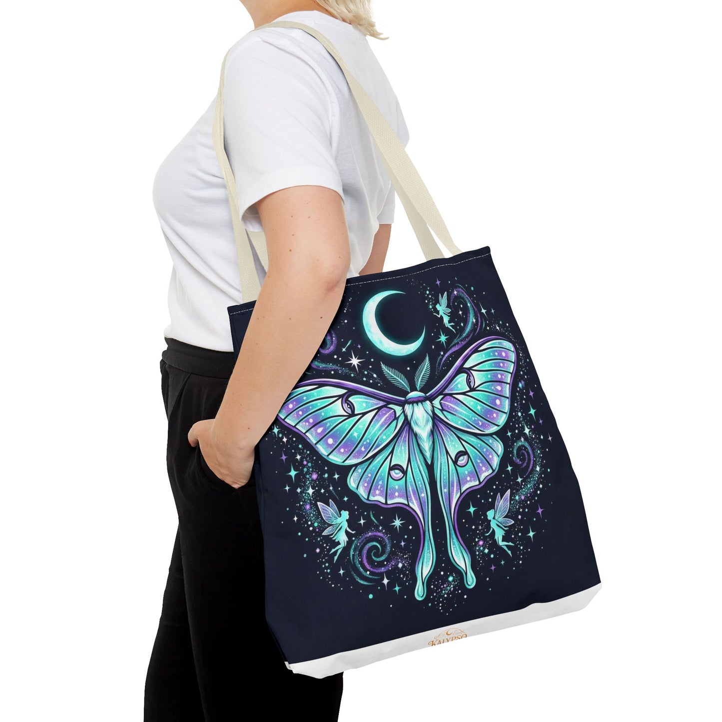 Celestial Luna Moth Tote Bag