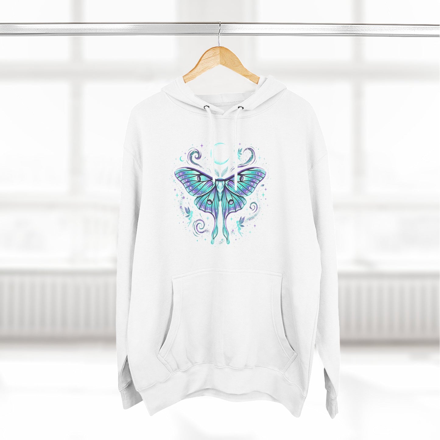 Celestial Luna Moth Hoodie