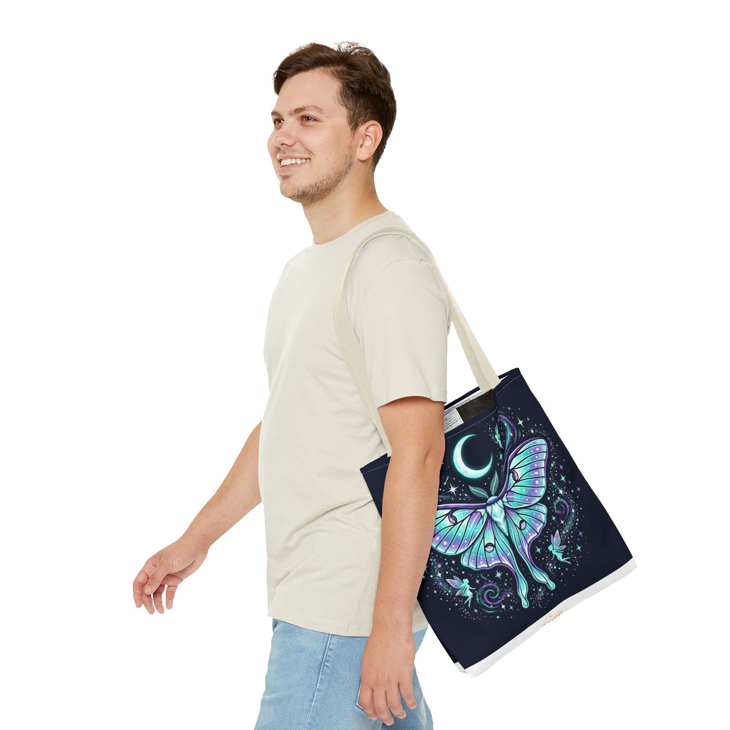 Celestial Luna Moth Tote Bag
