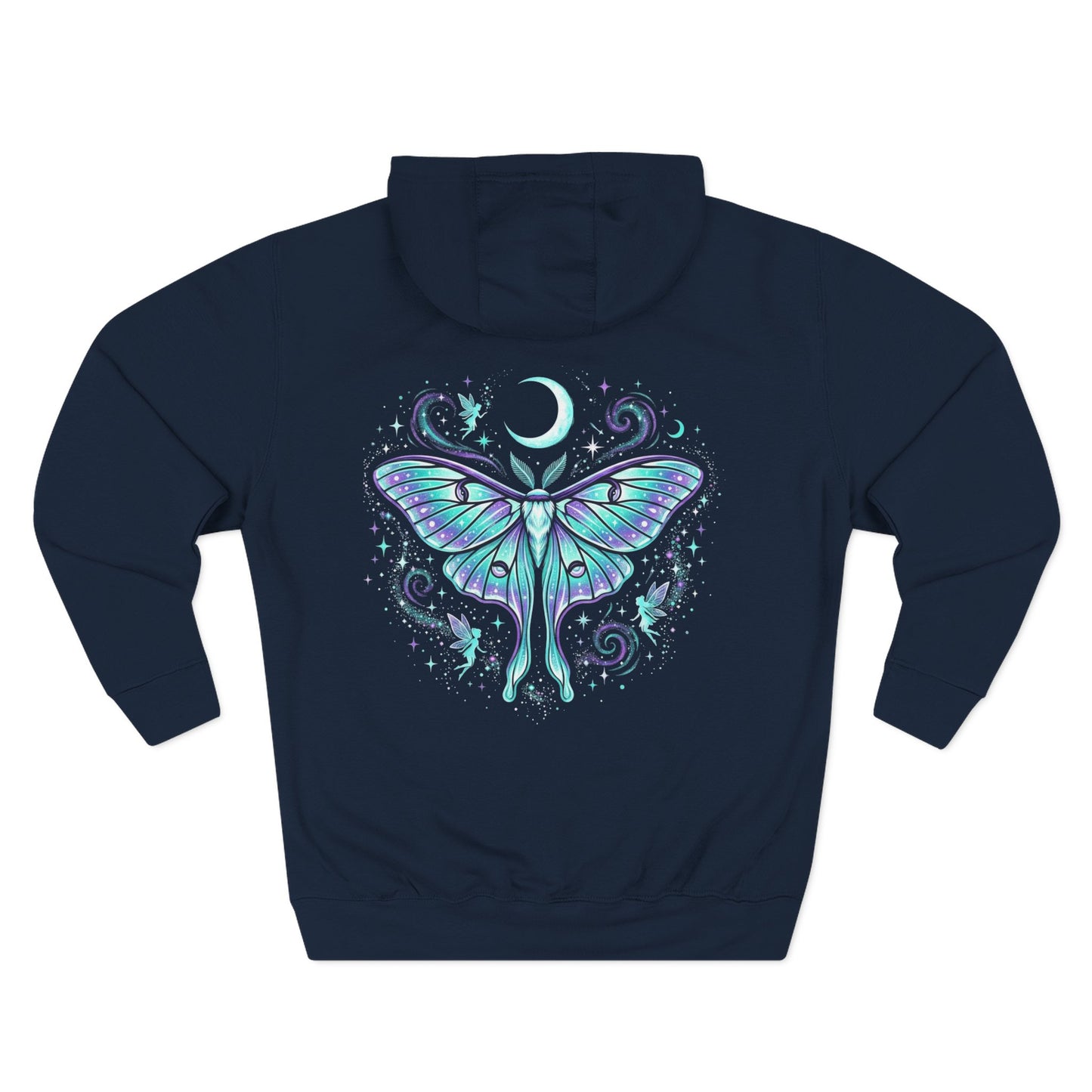 Celestial Luna Moth Hoodie