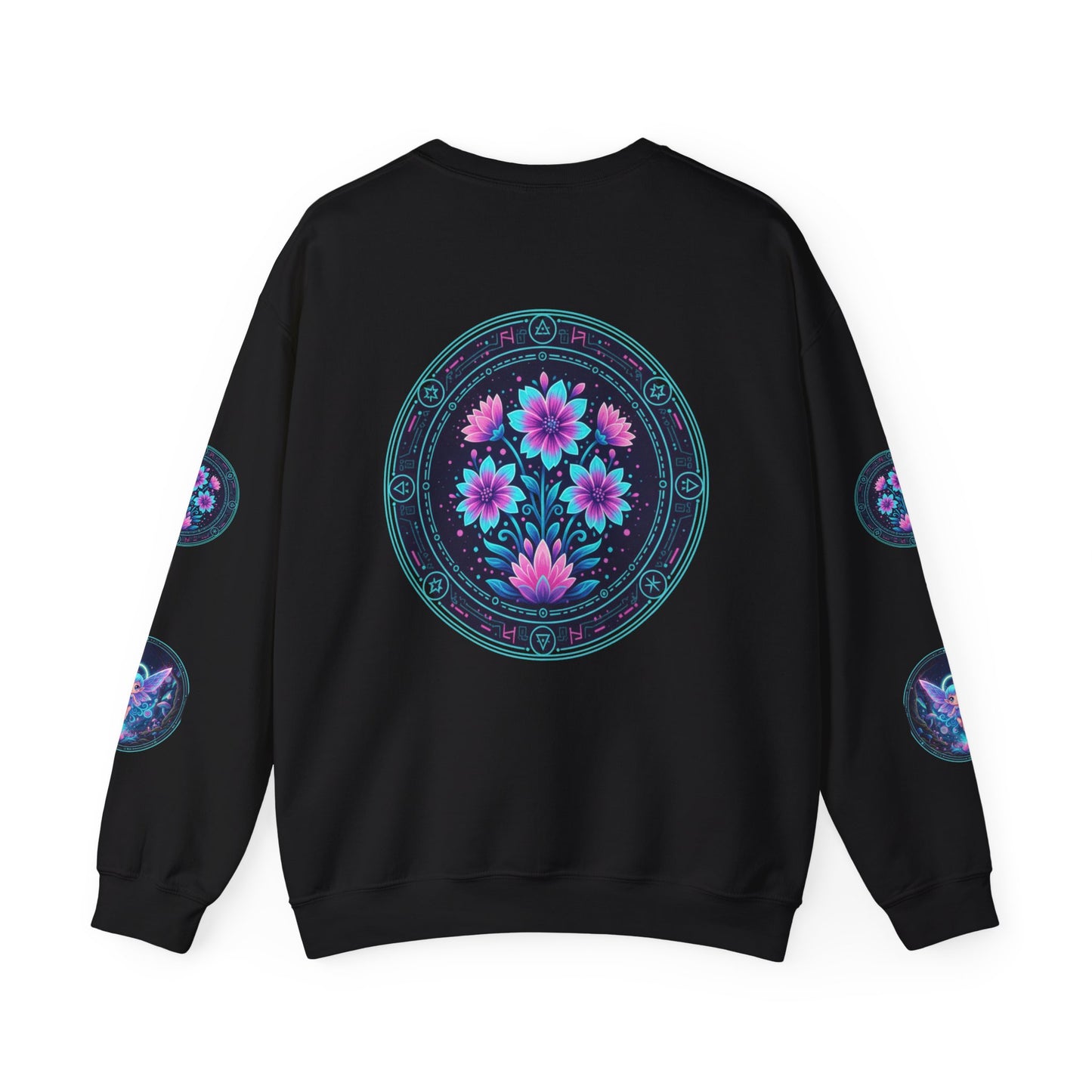 Mystical Fairy Sweatshirt - Unisex Heavy Blend™ Crewneck with Celestial Design