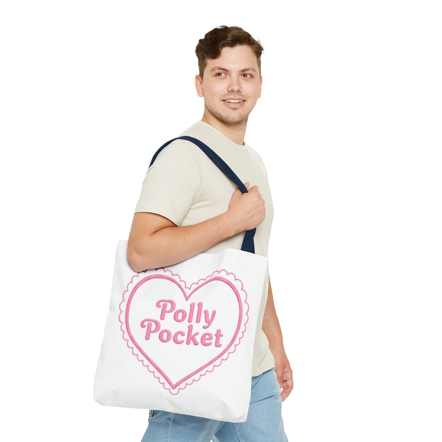 Polly Pocket Heart Tote Bag