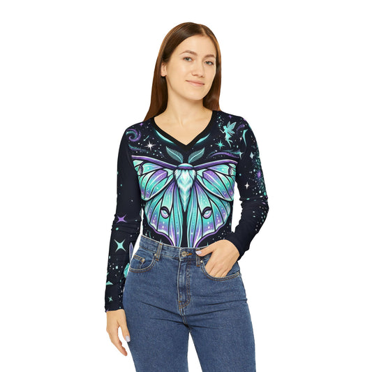 Celestial Luna Long Sleeve V-neck