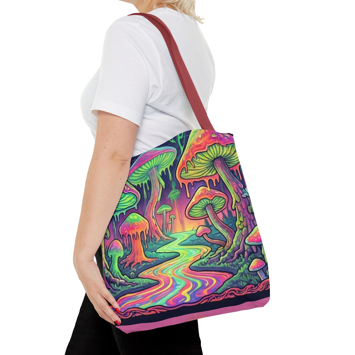 Trippy Mushroom Tote