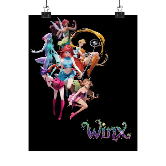 WINX Matte Vertical Poster