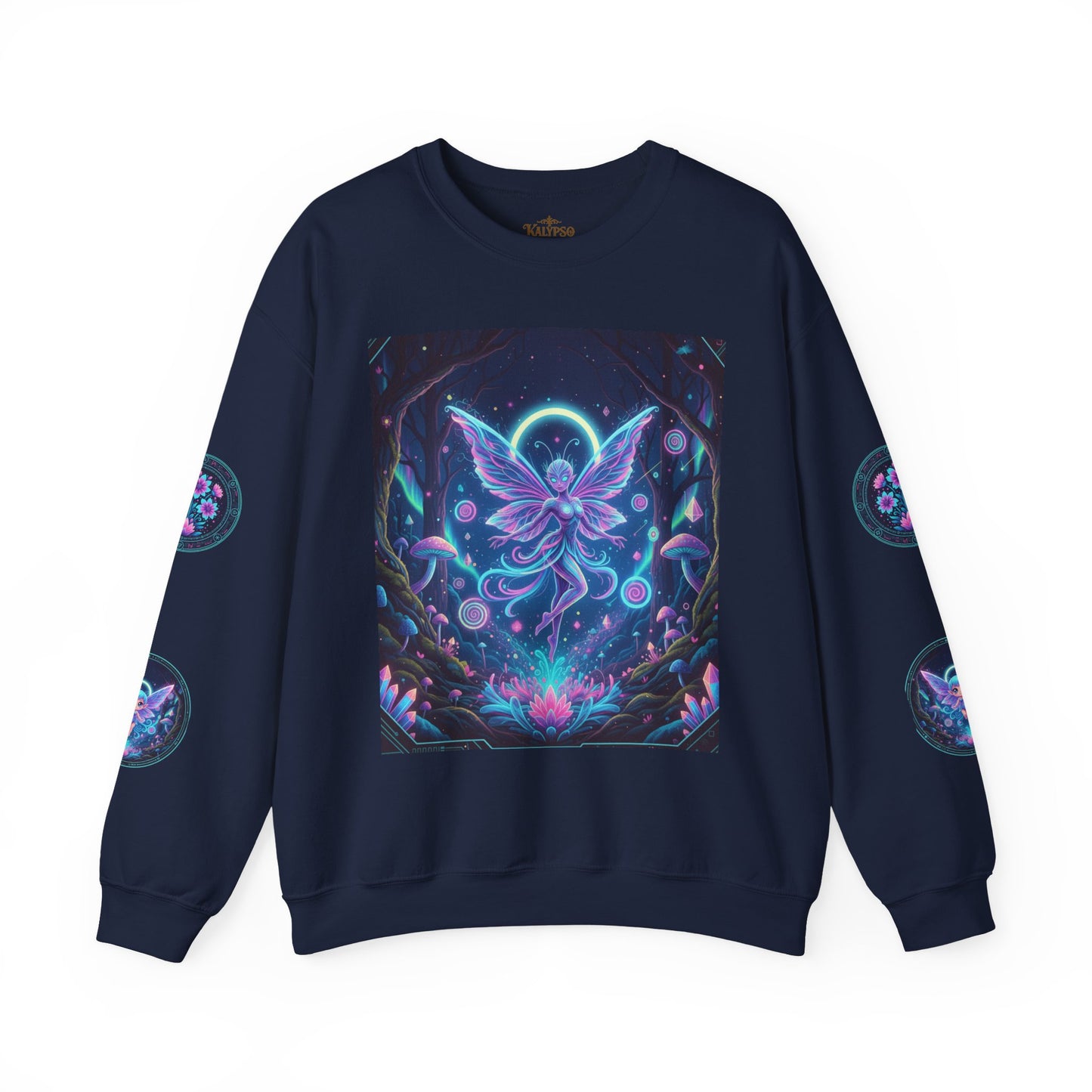 Mystical Fairy Sweatshirt - Unisex Heavy Blend™ Crewneck with Celestial Design