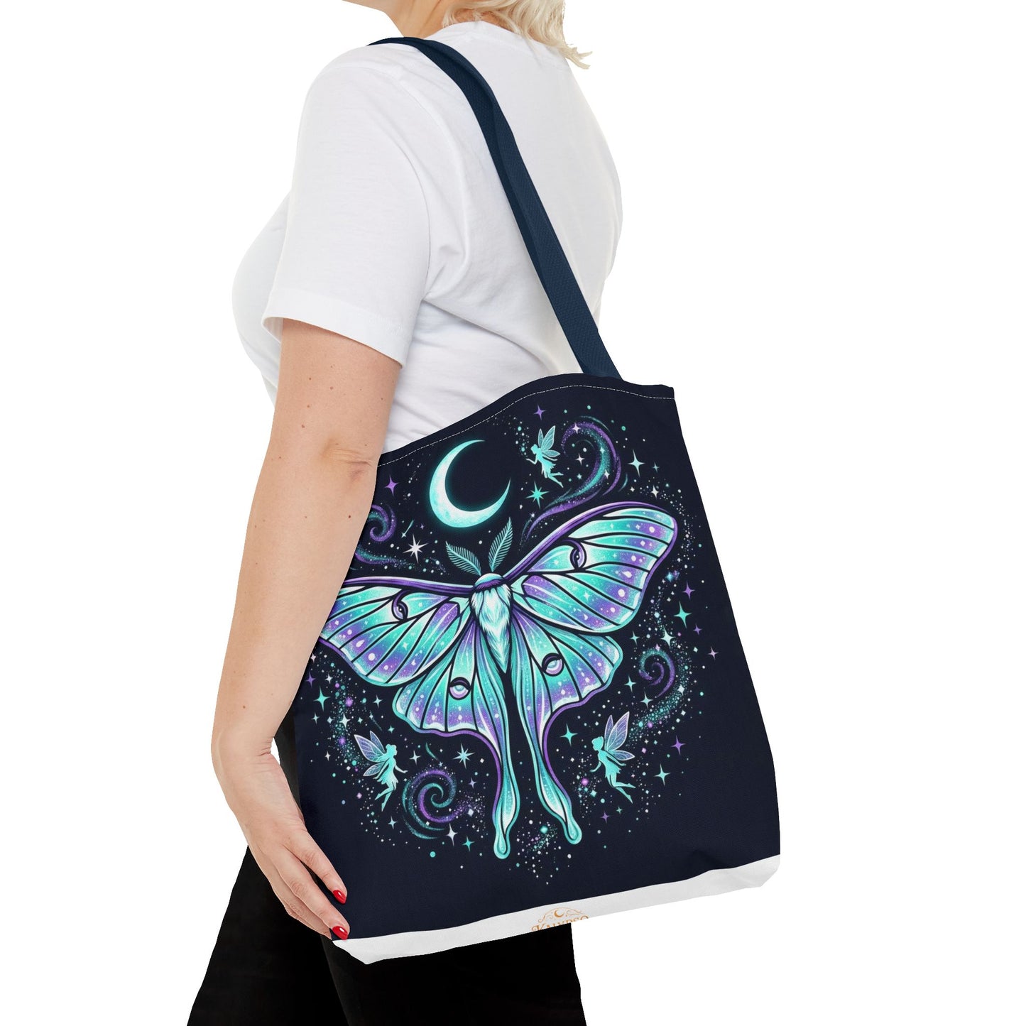 Celestial Luna Moth Tote Bag