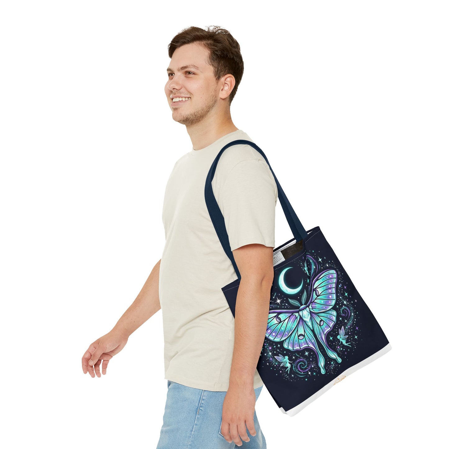 Celestial Luna Moth Tote Bag