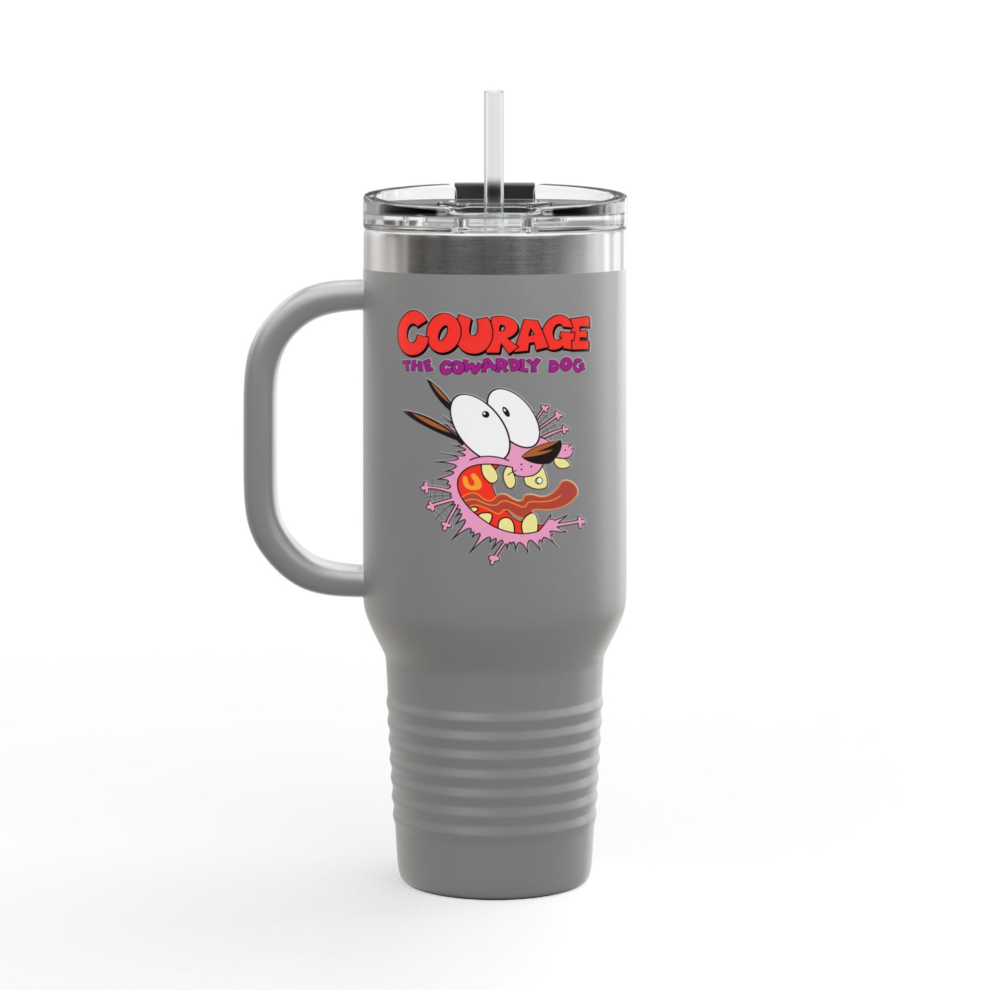Courage The Cowardly Dog 40oz Travel Mug