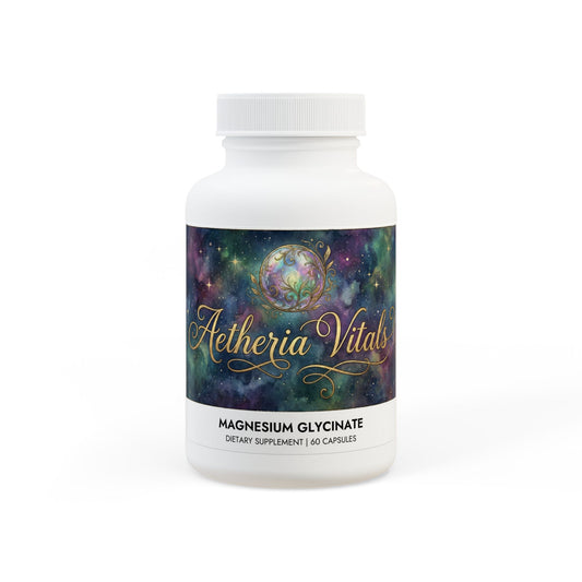 Aetheria Vitals Magnesium Glycinate Supplement (60 Capsules)