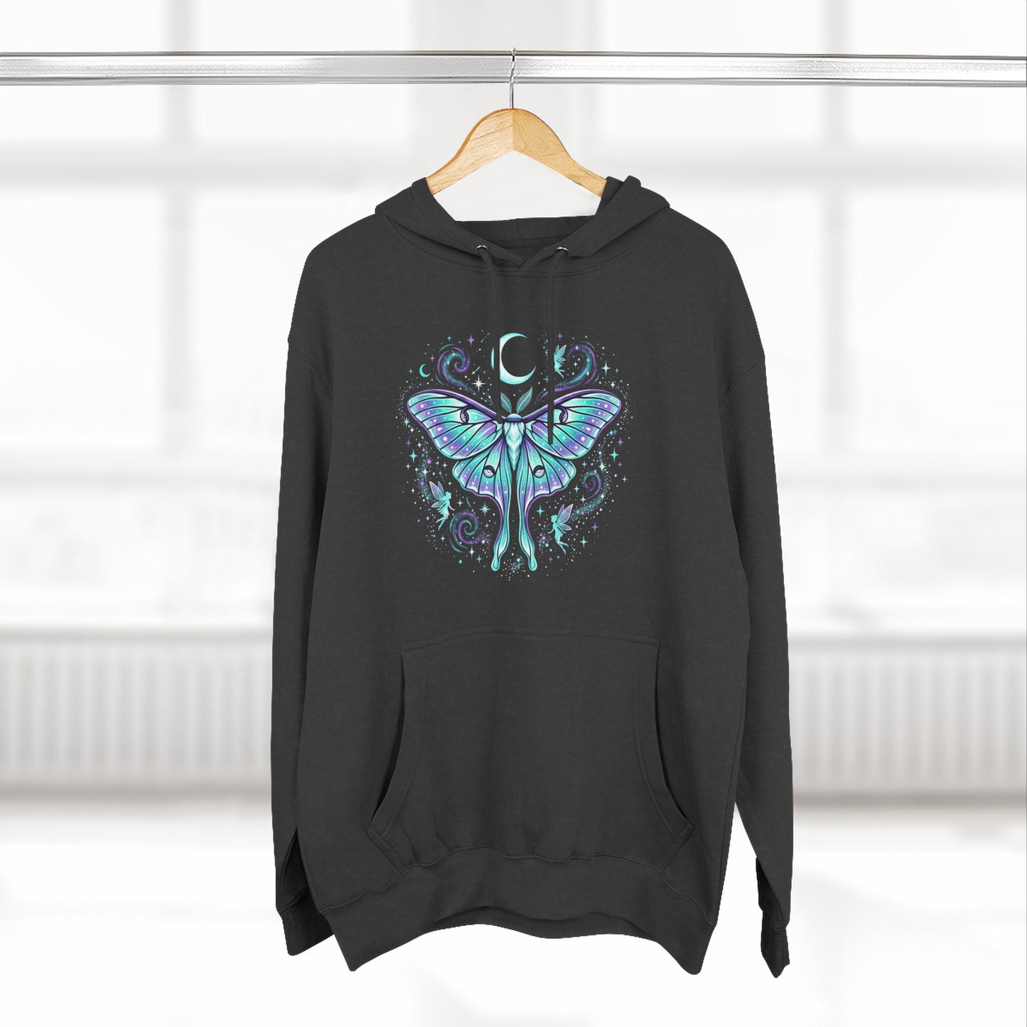 Celestial Luna Moth Hoodie