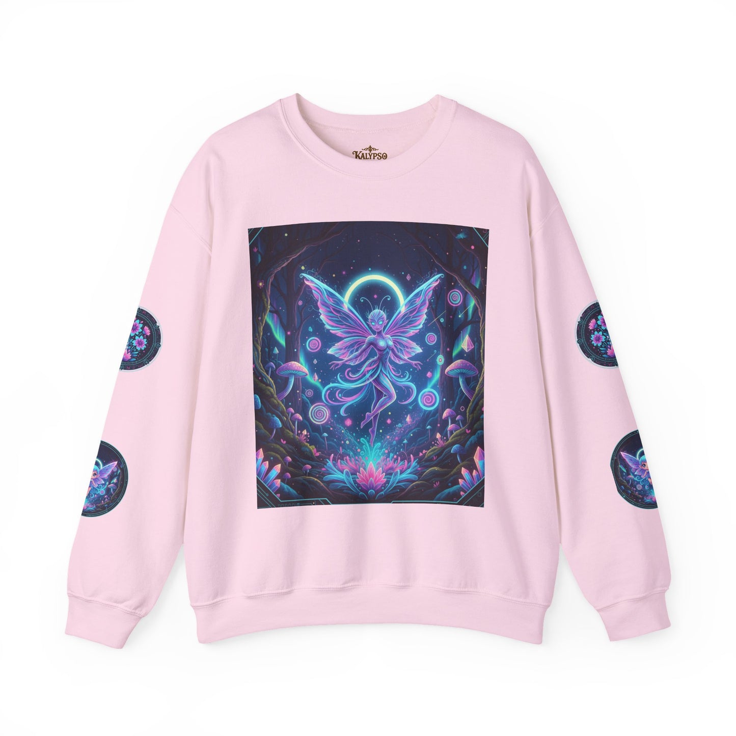 Mystical Fairy Sweatshirt - Unisex Heavy Blend™ Crewneck with Celestial Design