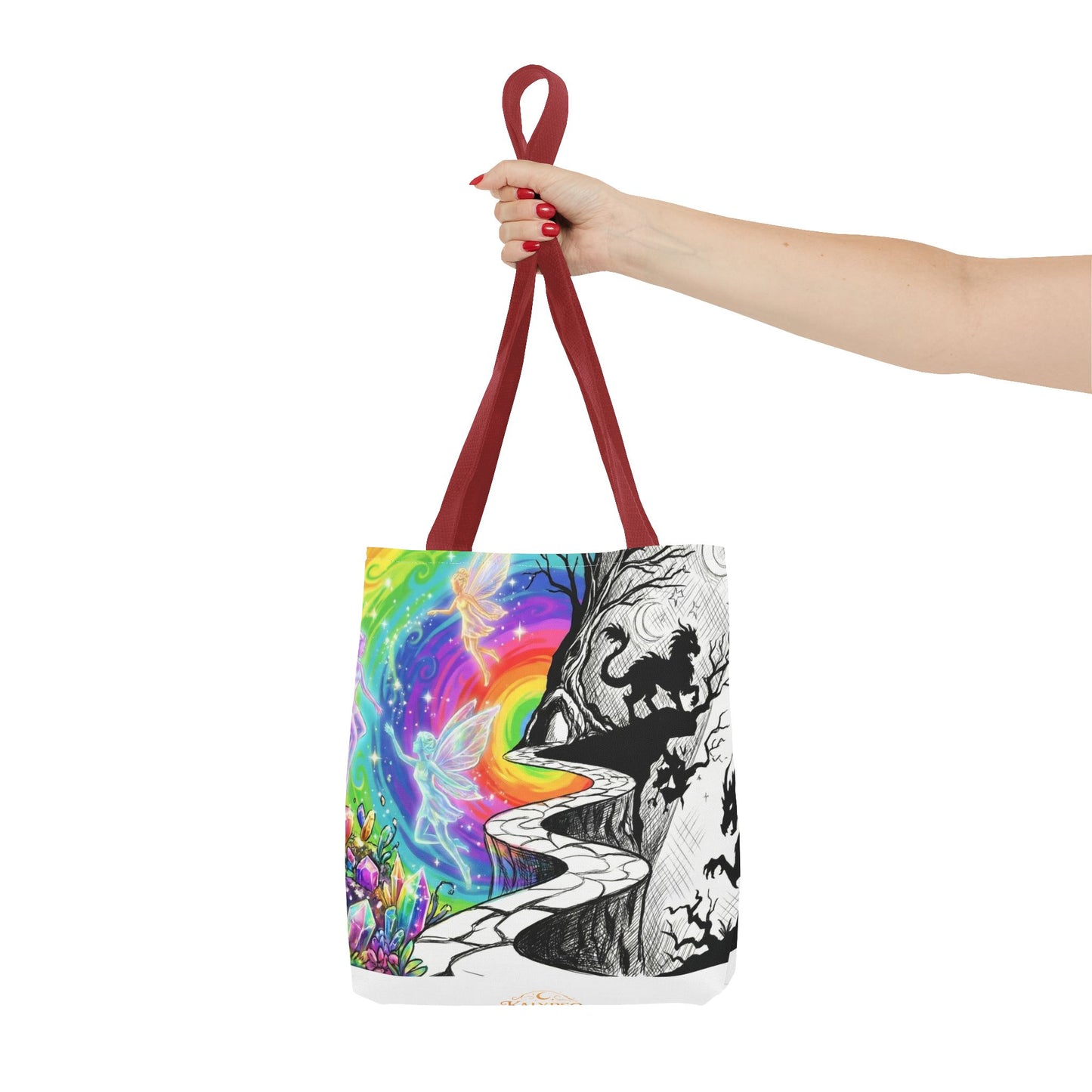Black&White Rainbow Dream Tote