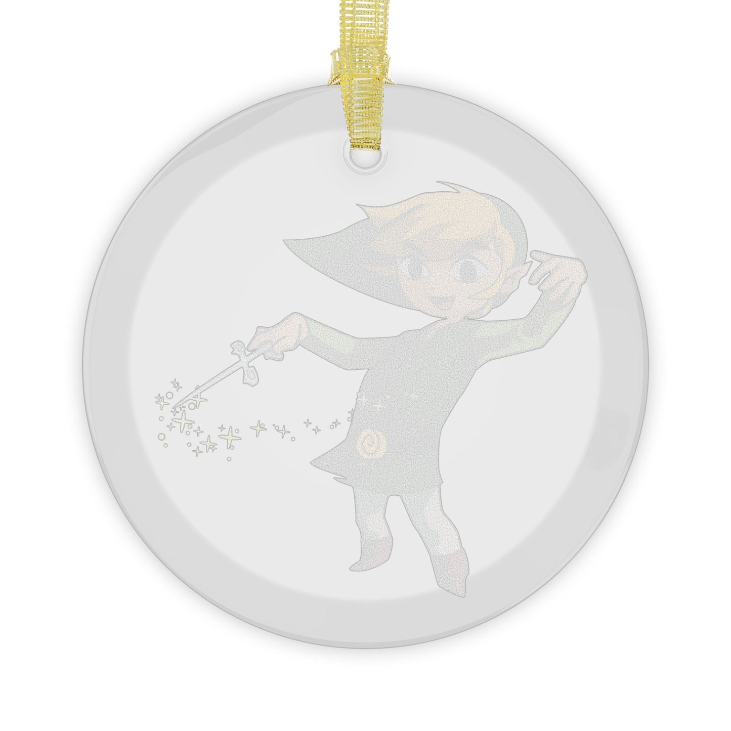 LOZ Windwaker Link Glass Ornament